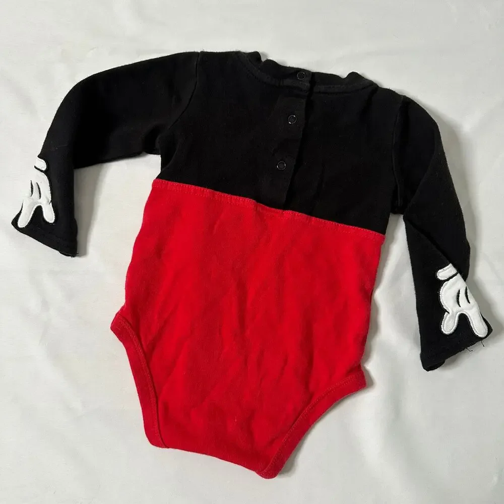 Disney Baby Mickey Mouse Long Sleeve Onesie Halloween Costume Sz 18-24 mo - Picture 7 of 7